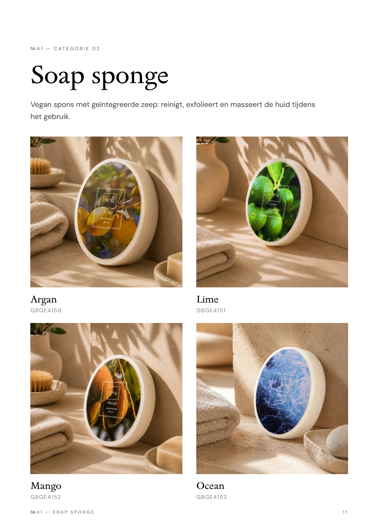Overzicht van No41 Soap Sponges